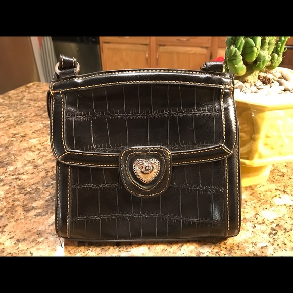 Vintage Brighton Black Leather Purse - Picture 2 of 8